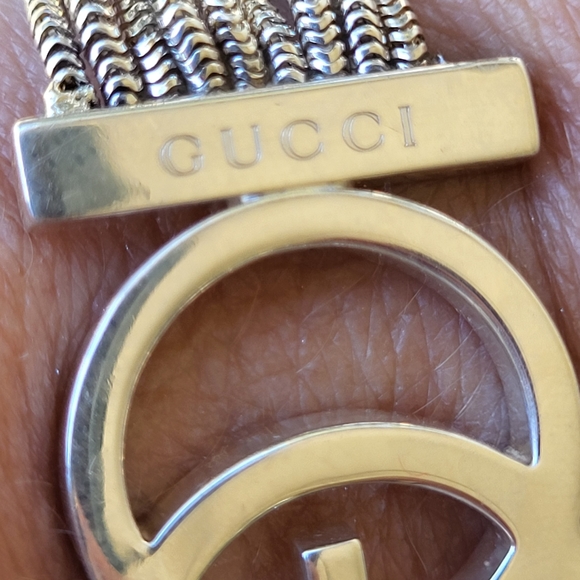 SALE!!! GUCCI DOUBLE GG BRACELET! π€© 6.7 inches - Picture 13 of 15